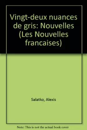 Couverture du produit · 22 nuances de gris