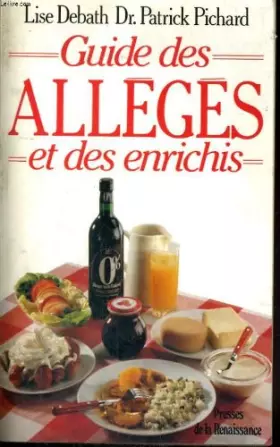 Couverture du produit · Guide des alleges et des enrichis