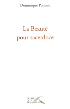 Couverture du produit · La Beauté pour sacerdoce