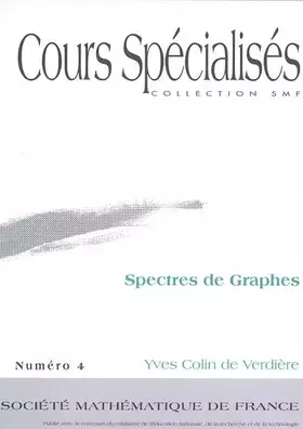 Couverture du produit · Spectre de graphes