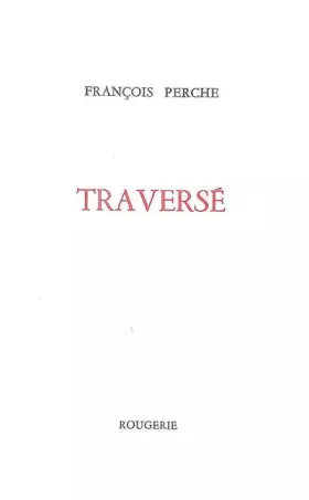 Couverture du produit · Traversé