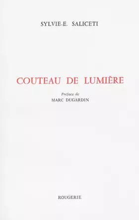 Couverture du produit · Couteau de lumière