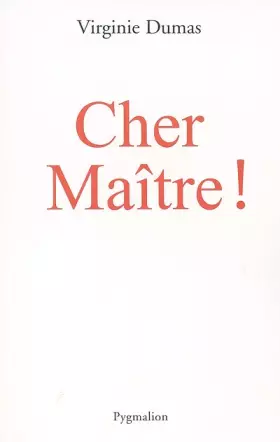 Couverture du produit · Cher maître !
