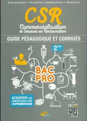 Couverture du produit · CSR BAC PRO - Seconde Professeur
