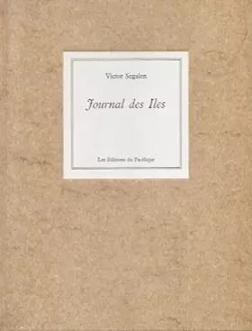 Couverture du produit · Journal des îles