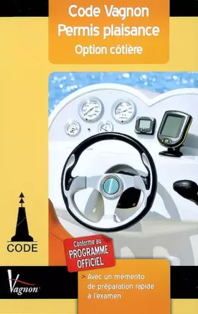 Couverture du produit · Code Vagnon Permis plaisance: Option côtière