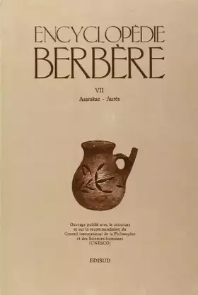 Couverture du produit · Encyclopédie berbère.: Tome 7