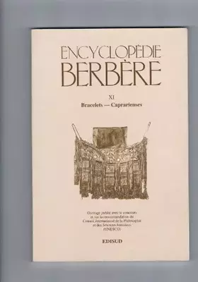 Couverture du produit · Encyclopédie berbère, tome XI