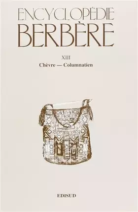 Couverture du produit · Encyclopédie berbère.: Tome 13