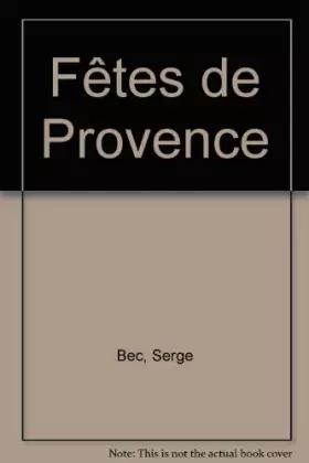 Couverture du produit · Fêtes de Provence