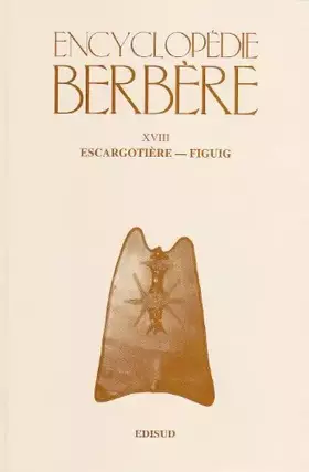 Couverture du produit · ENCYCLOPEDIE BERBERE.: Tome 18
