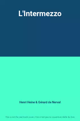Couverture du produit · L'Intermezzo