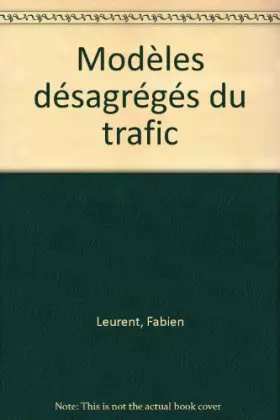 Couverture du produit · Modèles désagrégés du trafic