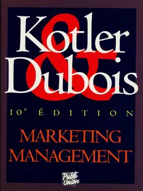 Couverture du produit · Marketing Management