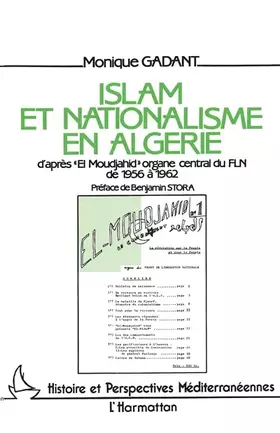 Couverture du produit · Islam et nationalisme en Algérie