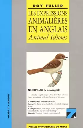 Couverture du produit · Les expressions animalières en anglais