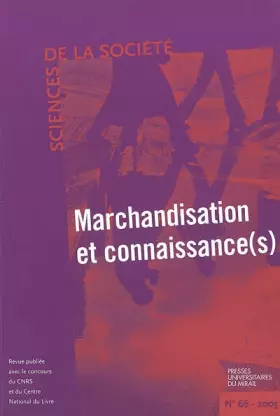 Couverture du produit · Marchandisation et connaissance(s)