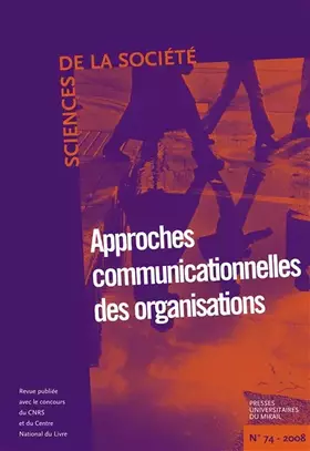 Couverture du produit · Approches communicationnelles des organisations