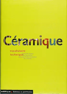 Couverture du produit · Céramique: Vocabulaire technique
