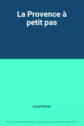 Couverture du produit · La Provence à petit pas