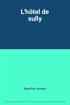 Couverture du produit · L'hôtel de sully