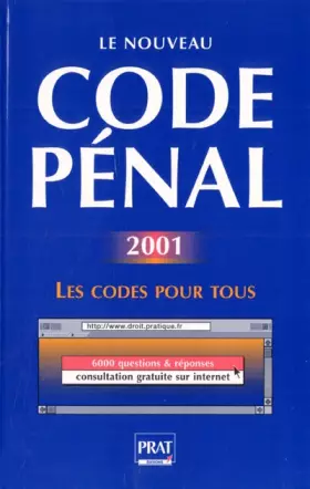 Couverture du produit · Le nouveau Code pénal 2001