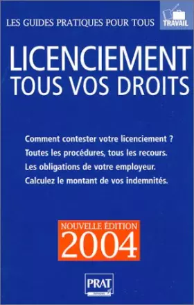 Couverture du produit · Licenciement 2004 : Tous vos droits
