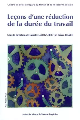 Couverture du produit · Leçons d'une réduction de la durée de travail