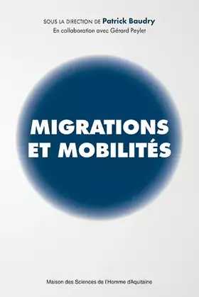 Couverture du produit · Migrations et mobilités