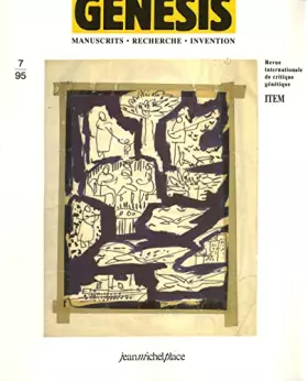 Couverture du produit · Revue genesis, numéro 7