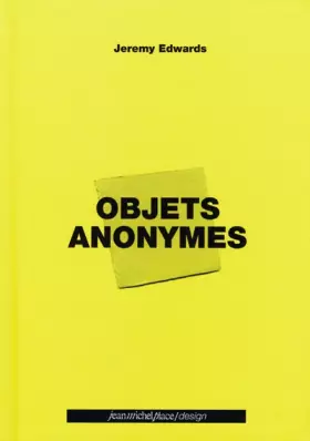Couverture du produit · Objets anonymes