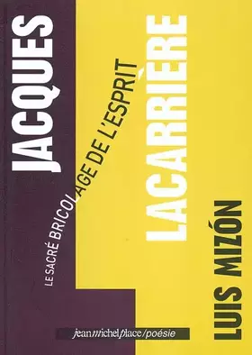 Couverture du produit · Le Sacré Bricolage de l'esprit