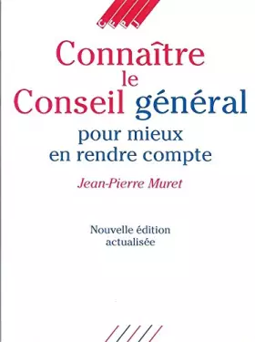 Couverture du produit · Connaître le conseil général