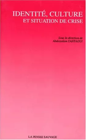 Couverture du produit · Identité, culture et situation de crise