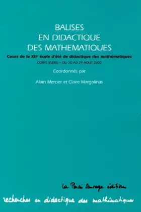 Couverture du produit · Balises en didactiques des mathématiques