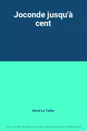 Couverture du produit · Joconde jusqu'à cent