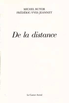 Couverture du produit · De la distance
