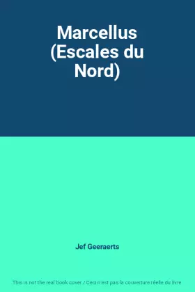 Couverture du produit · Marcellus (Escales du Nord)