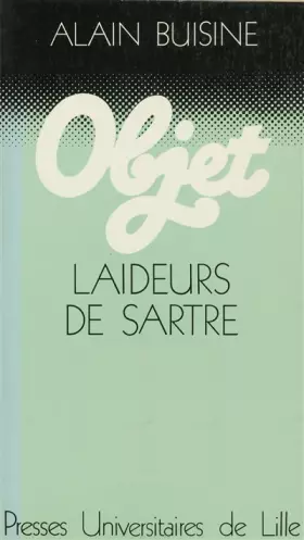 Couverture du produit · Laideurs de Sartre