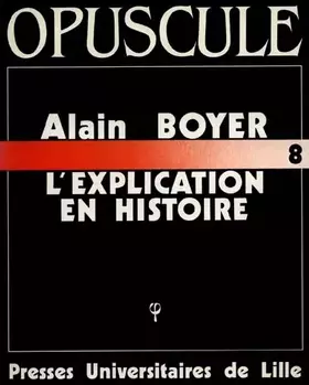 Couverture du produit · L'explication en histoire