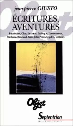 Couverture du produit · Écritures, aventures