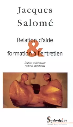 Couverture du produit · Relation d'aide et formation à l'entretien