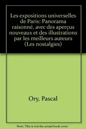 Couverture du produit · Les expositions universelles de Paris