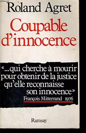 Couverture du produit · Coupable d'innocence