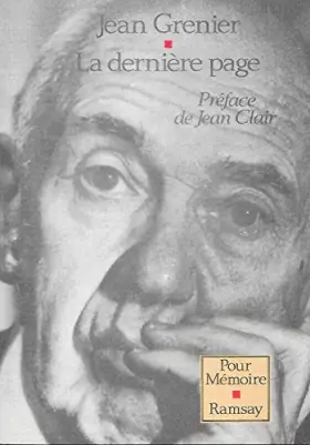 Couverture du produit · La derniere page