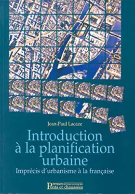 Couverture du produit · Introduction à la planification urbaine