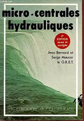 Couverture du produit · Micro-centrales hydrauliques