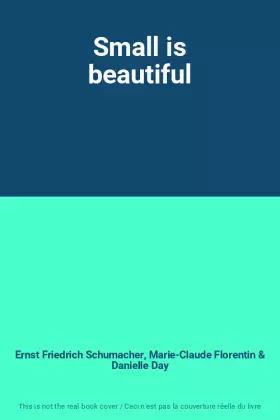 Couverture du produit · Small is beautiful