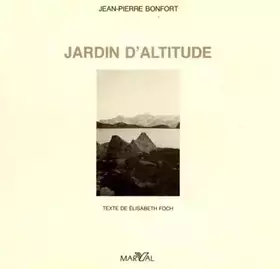 Couverture du produit · Jardin d'altitude