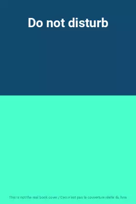 Couverture du produit · Do not disturb